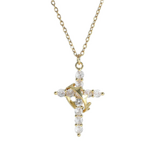 Crown Cross Necklace