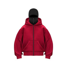 Men's Hooded Zip-Up Baseball Jacket