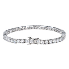 Tennis Chain Copper Zircon Single Row Hip Hop Bracelet