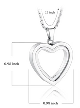Heartfelt Remembrance: Stainless Steel Heart-Shaped Cremation Pendant