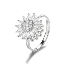 Sunflower Rotation Ring for Anxiety Relief