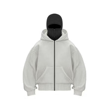 Men's Hooded Zip-Up Baseball Jacket